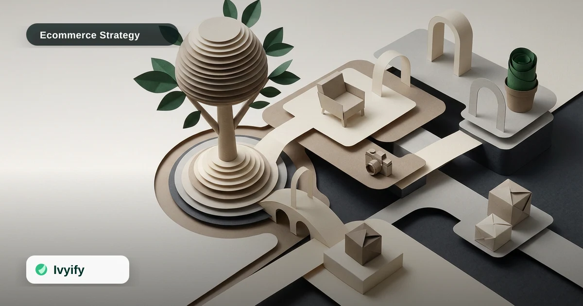 Editorial ecommerce illustration for How to Build an Ecommerce Content Repurposing Framework