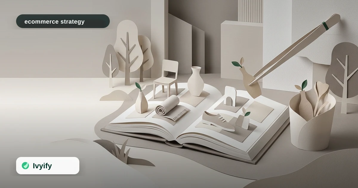 Editorial ecommerce illustration for How to Build an Ecommerce Content Pruning Framework