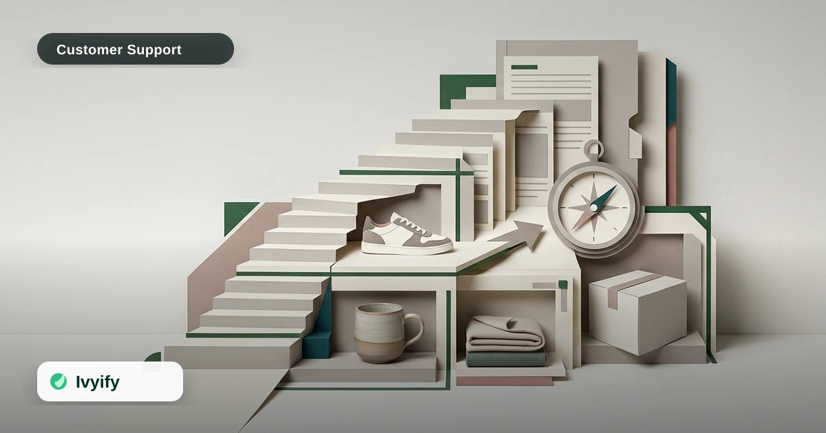 Editorial ecommerce illustration for How to Build an Ecommerce Help Center Content Operations Framework