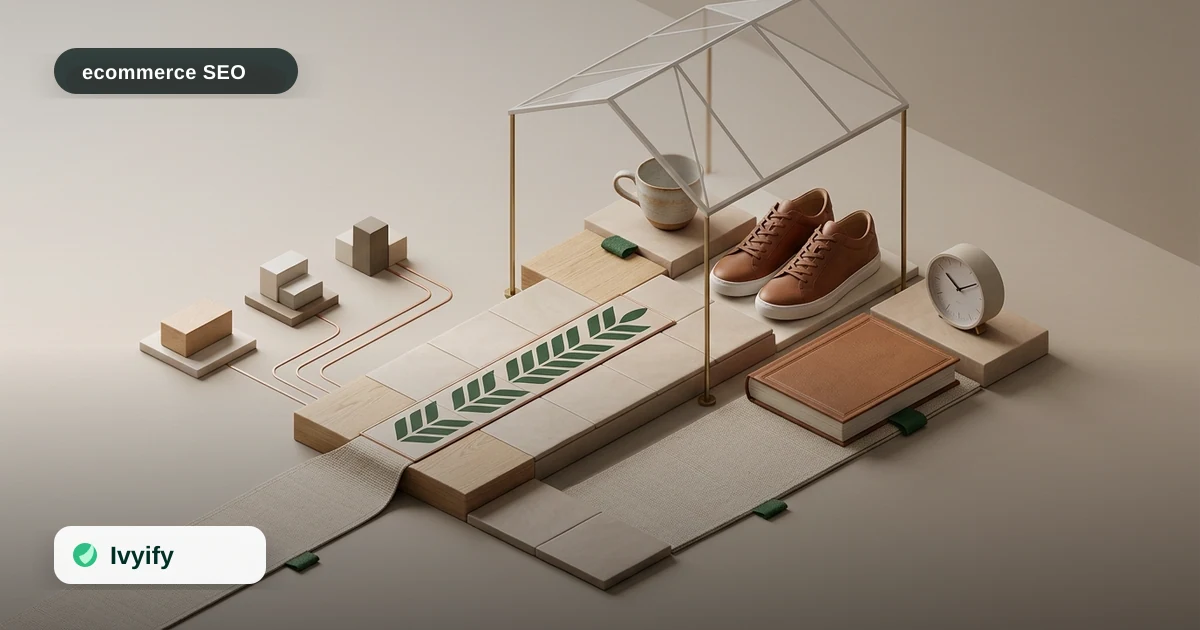 Editorial ecommerce illustration for How to Build an Ecommerce Blog-to-Product Internal Linking Framework