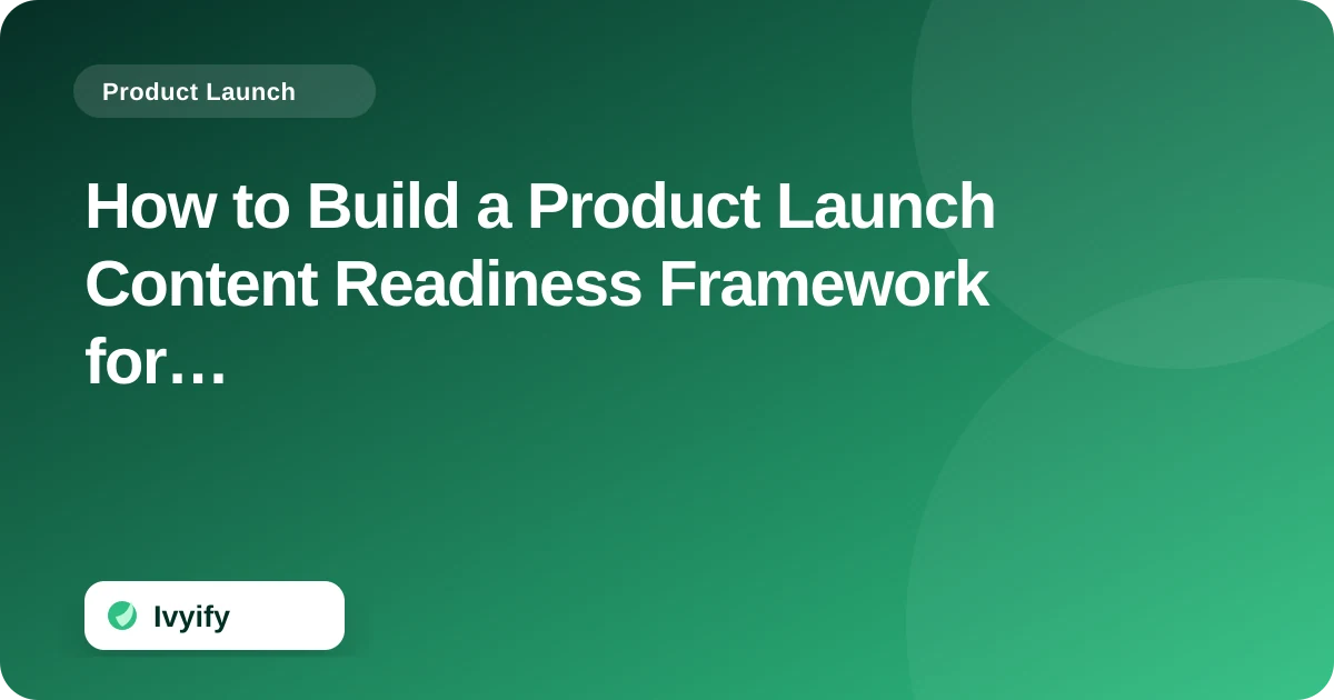 Editorial ecommerce illustration for How to Build a Product Launch Content Readiness Framework for Ecommerce Brands